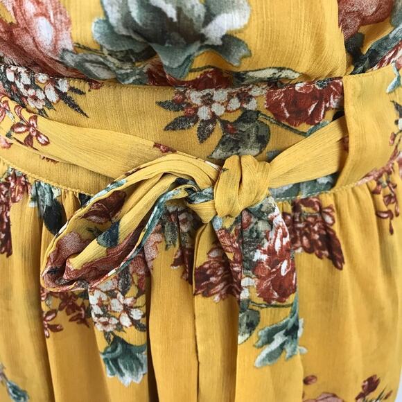 NWT DR2 Daniel Rainn Floral Print Wrap Dress - Picture 7 of 8